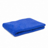 Plaid / dnnere Decke aus europischer Merinowolle. blau