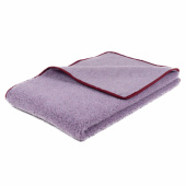Plaid / dnnere Decke aus europischer Merinowolle. violet
