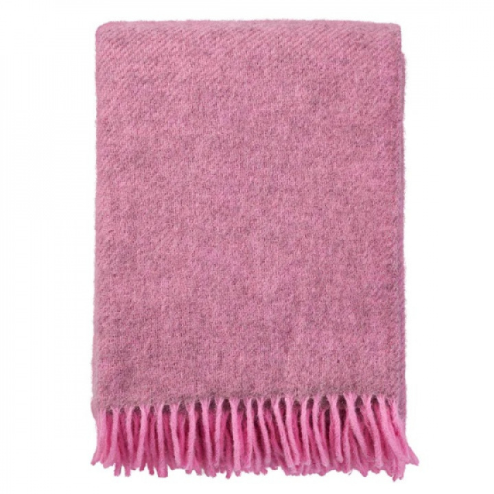Wollplaid 130x200cm Rosa in der Gruppe Andere Wollprodukte / WOLL PLAIDS bei Ullbädden AB (271027r)